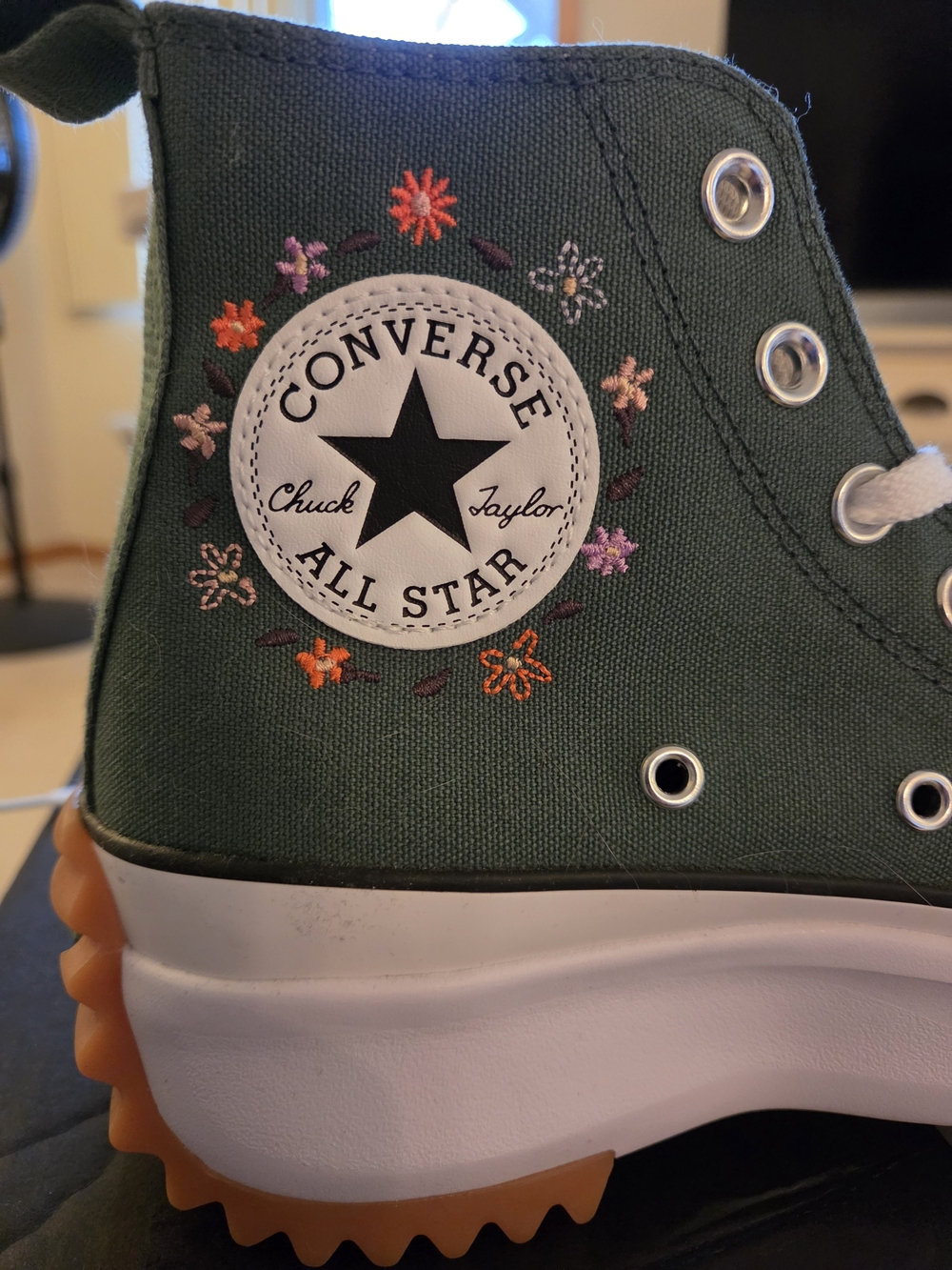 Converse Chuck Taylor All Star Women's Green Floral High-Top Sneakers